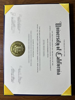 How does a UC Los Angeles degree certificate look l
